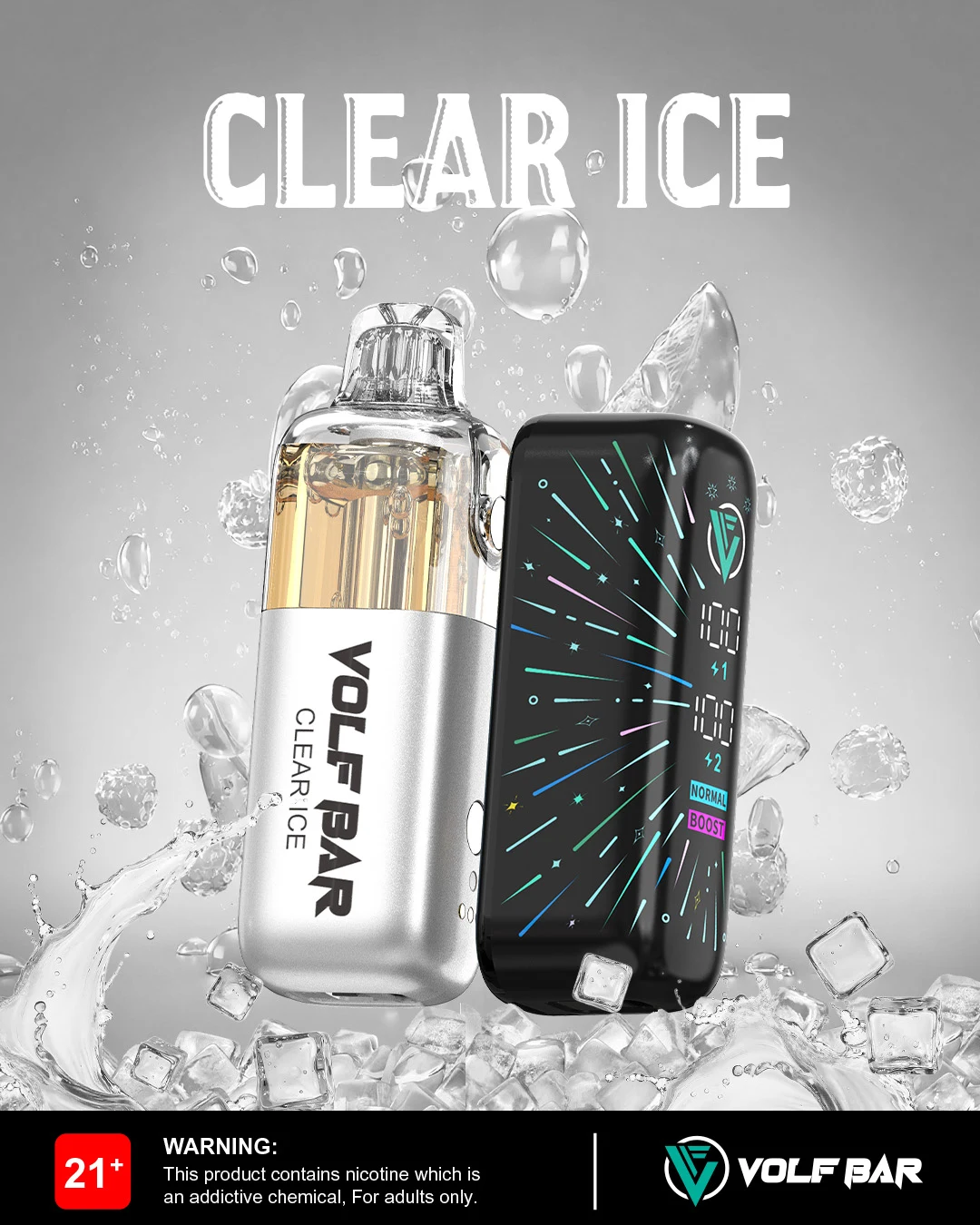 Clear ice